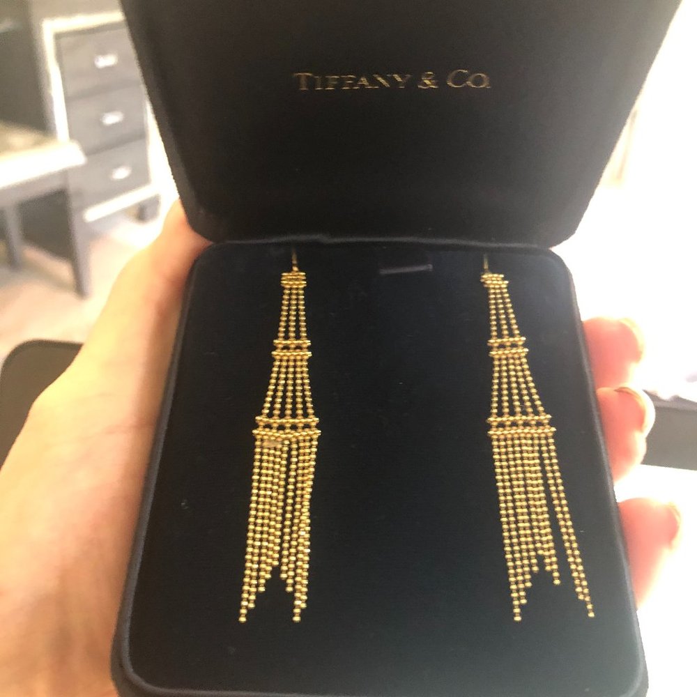COPY - Tiffany & Co. Eiffel Tower DISCONTINUED Dangling Earrings